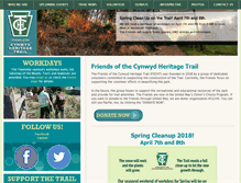 Tablet Screenshot of cynwydtrail.org